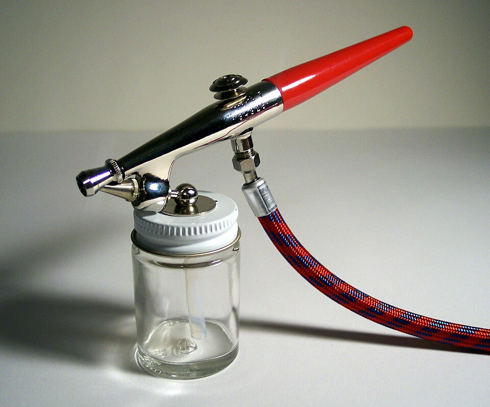 For the airbrush article. A Paasche F#1 single action external mix airbrush
