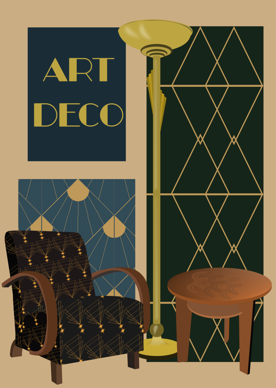 Möbel des Art Deco