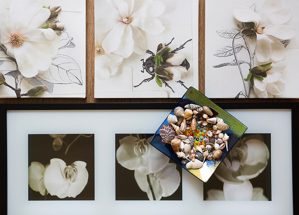 Collage. Art. Montage. Mood board. Objects in a composition. Rostov-on-Don, Russia.