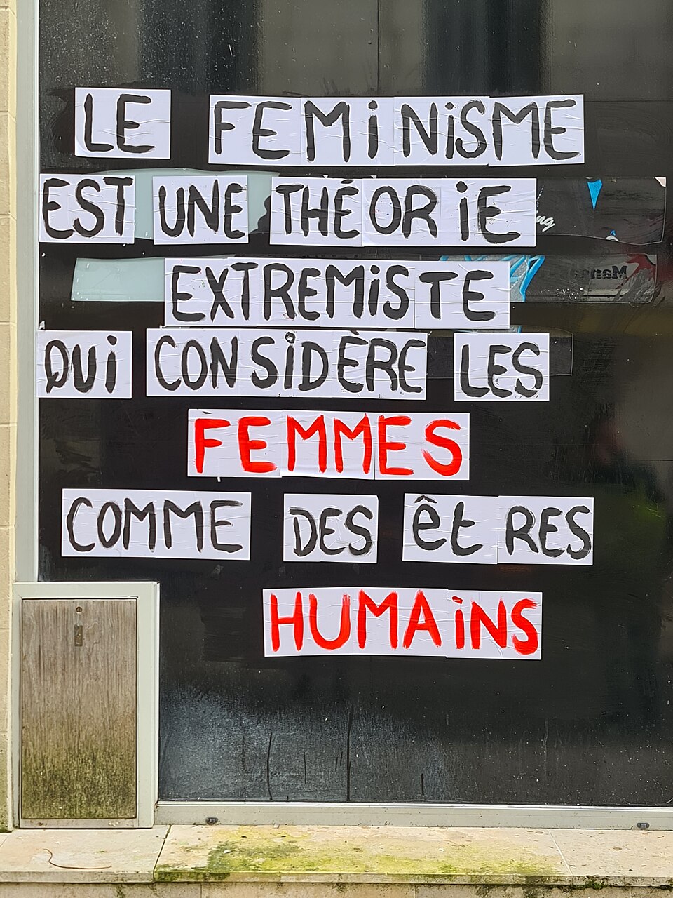 « Le féminisme est une théorie extrémiste qui considère les femmes comme des êtres humains »