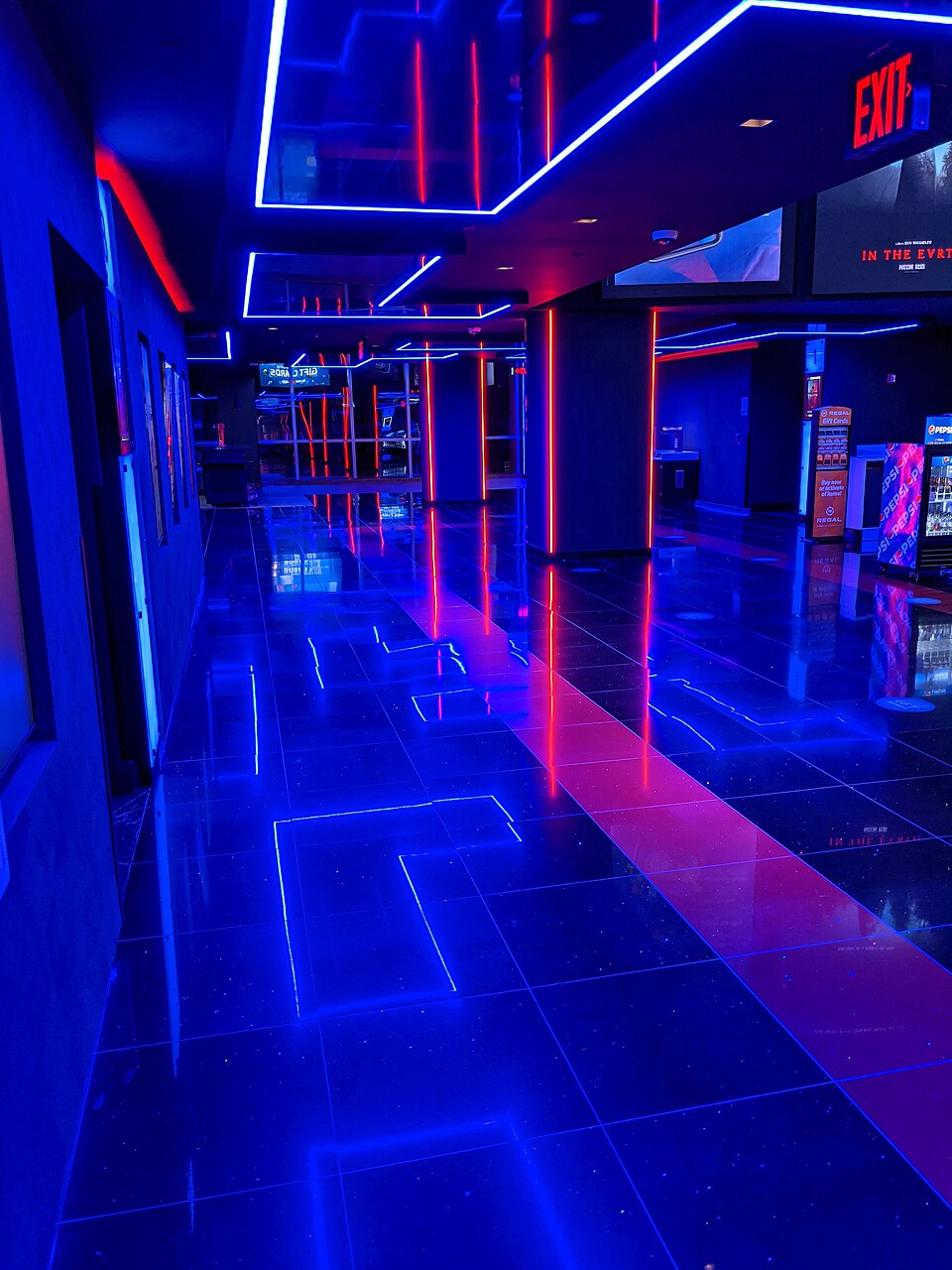 We pretty much had the multiplex to ourselves.