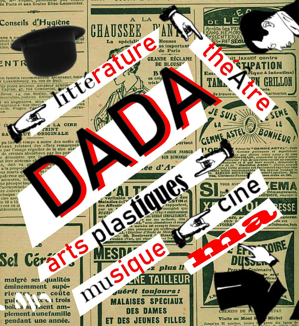 Collage dans le style dada