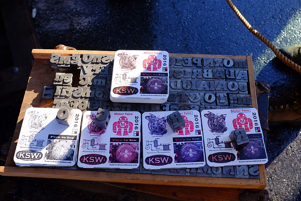 Steam-Powered 4-Color Letterpress