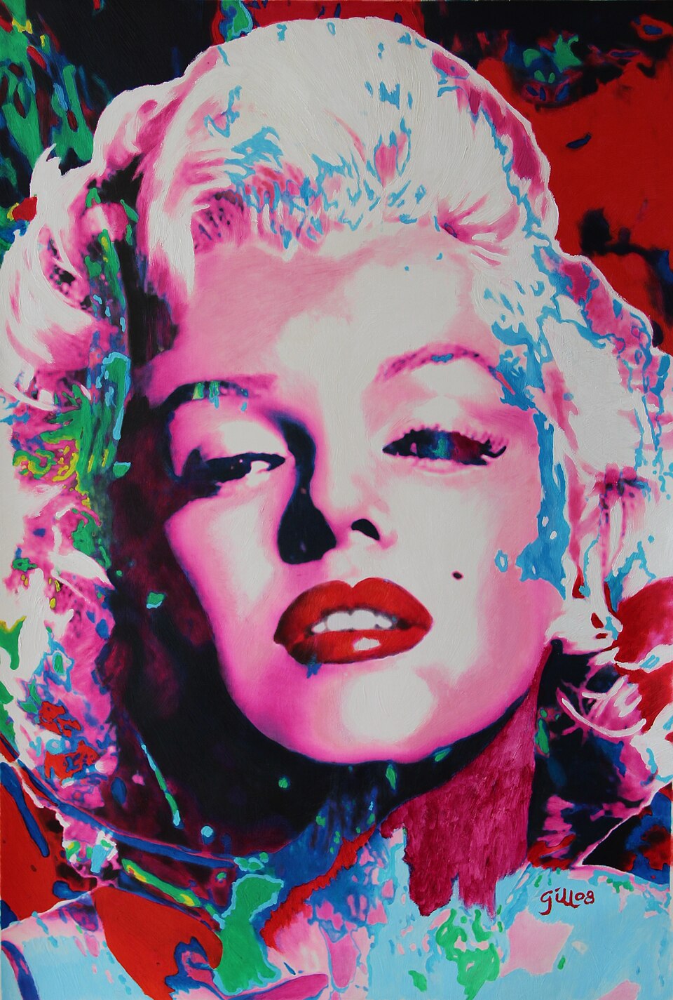 GILL, James (catalogue no. 519): Marilyn Monroe, Pink Marilyn (2008)