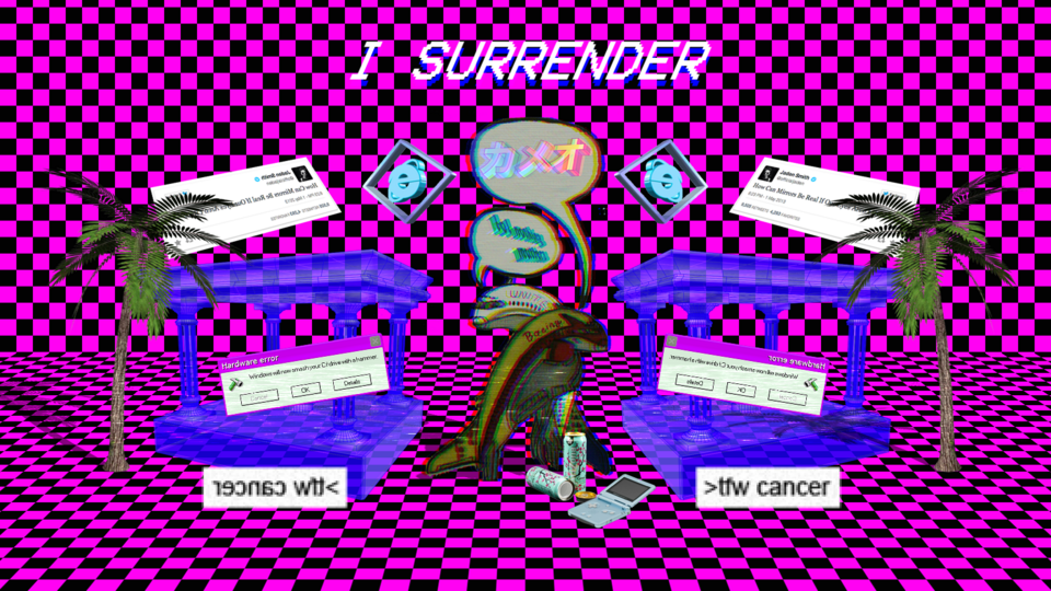 Vaporwave art example created by me.